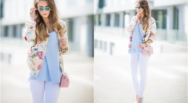 Stylizacje z bomberką w kwiaty: 10 modnych inspiracji na każdą okazję