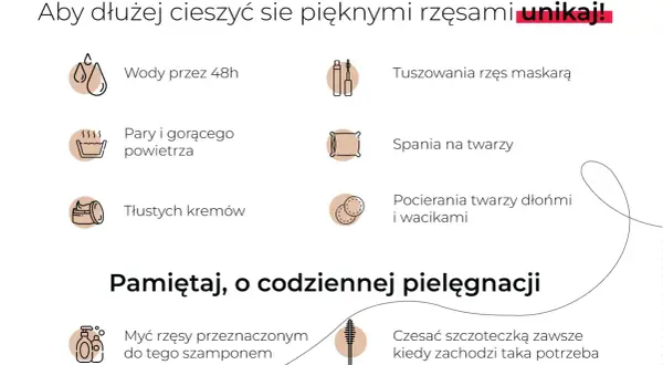 Jak myć sztuczne rzęsy? Unikaj wody przez 48h, pary, tłustych kremów, tuszowania maskarą, spania na twarzy i pocierania. Pamiętaj o codziennej pielęgnacji szamponem i szczoteczce.