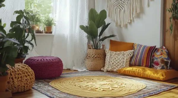 Boho Wohnzimmer: Kreative Ideen für eine einzigartige Wohlfühloase