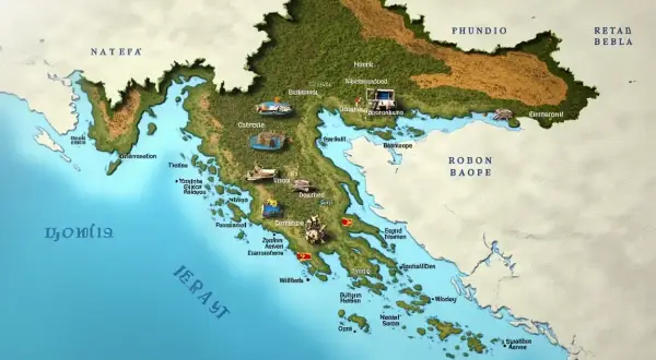 Gdzie leży Chorwacja na mapie Europy? Odkryj jej położenie i sąsiadów