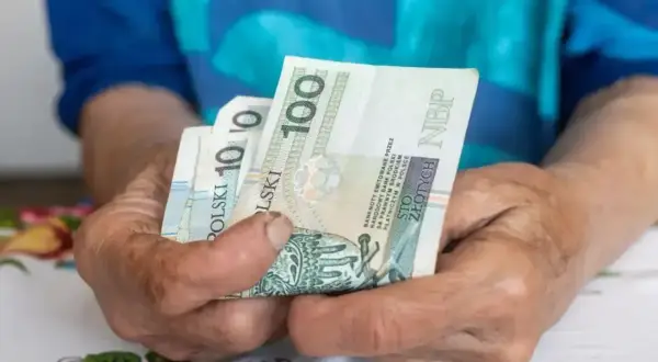 Dłonie trzymają polskie banknoty. Zastanawiasz się, ile wynosi umowa zlecenie na godzinę netto?