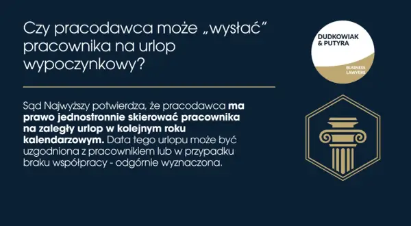 Urlop narzucony przez pracodawcę? Kiedy jest to legalne?