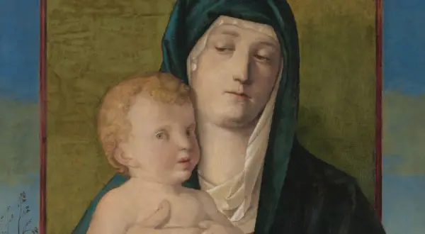 Madonna z Dzieciątkiem, dzieło włoskiego malarza renesansowego.