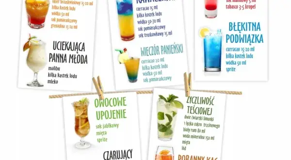 Drinki karta - odkryj najlepsze przepisy i pomysły na zabawę
