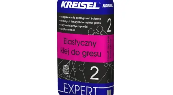 Klej KREISEL EXPERT 2, elastyczny, do płytek na ogrzewanie podłogowe i ścienne, do gresu.