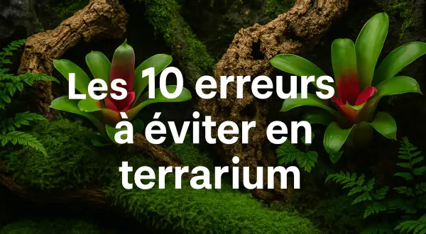 Les 10 erreurs à éviter en terrarium : découvrez quoi mettre dans un terrarium pour un écosystème florissant.