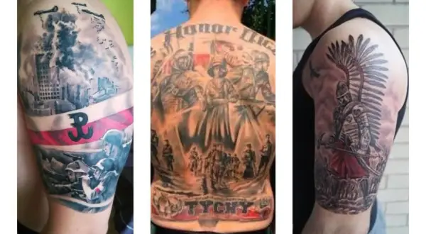 Tatuaże polskich raperów: Powstanie Warszawskie, husaria i patriotyzm. Ukryte znaczenie tatuaży popularnych raperów z polski.