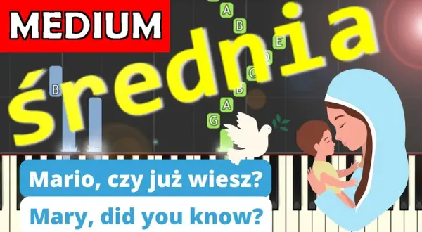 Nuty na pianino do Mario, czy ty wiesz? Różne poziomy trudności