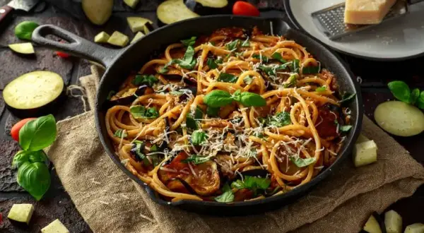 Pasta con Berenjenas: El secreto de la Norma siciliana perfecta