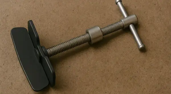 Outil pour repousser le piston de frein arrière.