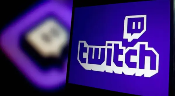 Das Twitch-Logo auf einem violetten Hintergrund. Was bedeutet "kek"? Das ist ein Ausdruck aus der Gaming-Welt, oft auf Twitch verwendet.