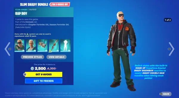 Eminem w Fortnite: Kiedy wystąpi i jak zdobyć skina Marshall Magma