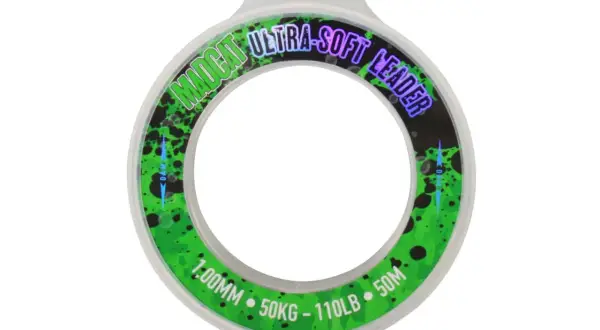 Kołowrotek z żyłkami przyponowymi MADCAT ULTRA-SOFT LEADER, 1.00MM, 50KG, 110LB, 50M.