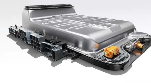 Dettaglio di un pacco batteria per auto elettrica, componente chiave per il costo batteria auto elettrica.