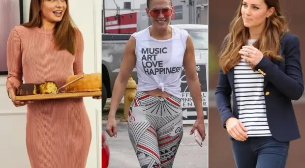 Anna Lewandowska z ciastem, Jennifer Lopez w sportowym stroju i Kate Middleton w marynarce – poznaj sekrety diety aktorek przed wyjściem na czerwony dywan.
