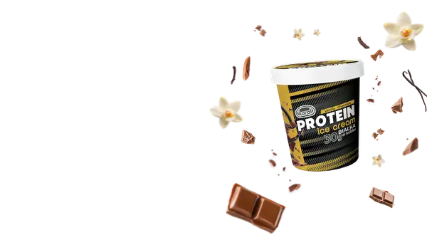 Pyszne lody proteinowe waniliowo-czekoladowe w kubku. Gdzie kupić? Sprawdź!