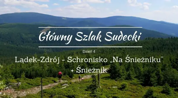 Góry Snieżnik w Sudetach, szlak turystyczny. Dzień 4 wędrówki.