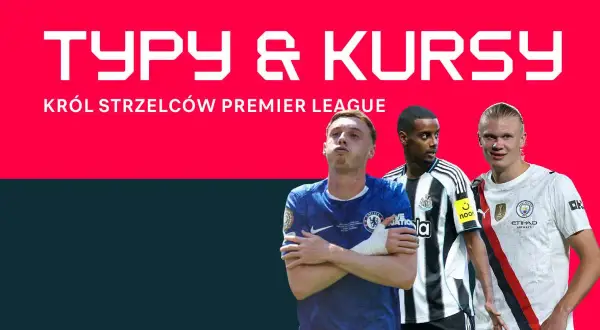 Trzech kandydatów na króla strzelców Premier League: zawodnik Chelsea, Newcastle i Manchesteru City.