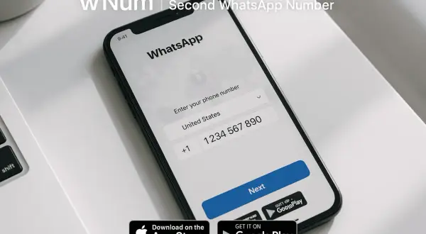 Obtenez un numéro virtuel gratuit pour un second WhatsApp. L'application wNum est disponible sur l'App Store et Google Play.