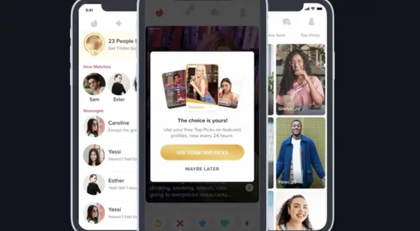 Aplikacja Tinder pokazuje profile użytkowników. "Tinder co to jest?" - to popularna aplikacja randkowa, gdzie możesz poznać nowe osoby.