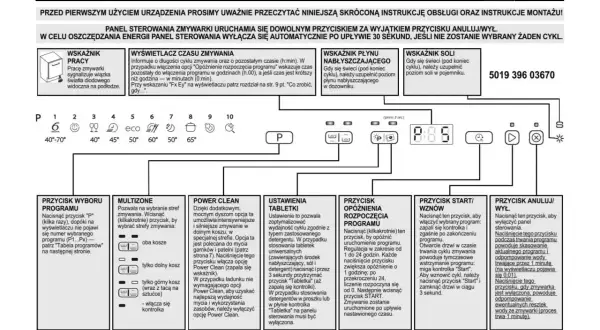 Instrukcja obsługi zmywarki Whirlpool: jak zresetować zmywarkę Whirlpool? Naciśnij przycisk ANULUJ/WYŁ. przez 3 sekundy, aby skasować program i opróżnić zmywarkę.