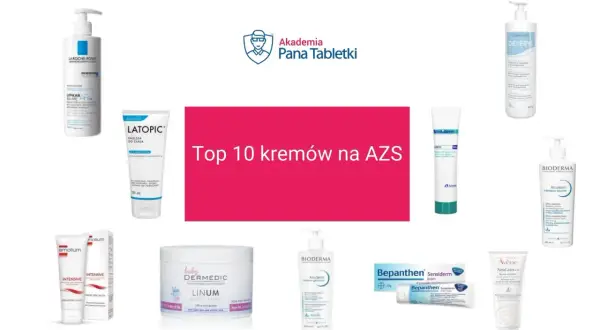 Kremy i emulsje na atopowe zapalenie skóry (AZS) z rankingu "Top 10 kremów na AZS".