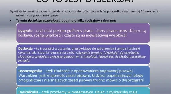 Czy uczeń z dysleksją jest uprzywilejowany czy to tylko wsparcie?