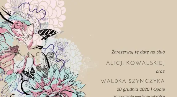 Twoje zaproszenie zachwyci! Wzory, savoir-vivre, DIY i Canva.