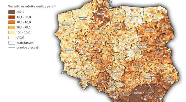 Ile w Polsce jest katolików? Zaskakujące zmiany w liczbach i trendach