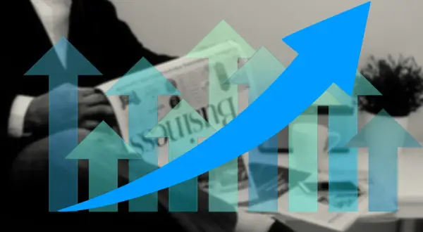 Giełda papierów wartościowych co to? Wzrosty na wykresie, symbolizujące sukcesy na rynku finansowym.