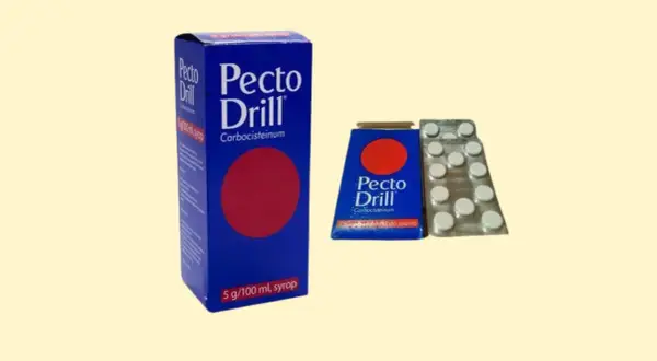 Pecto Drill syrop i pecto drill tabletki do ssania w blistrze.