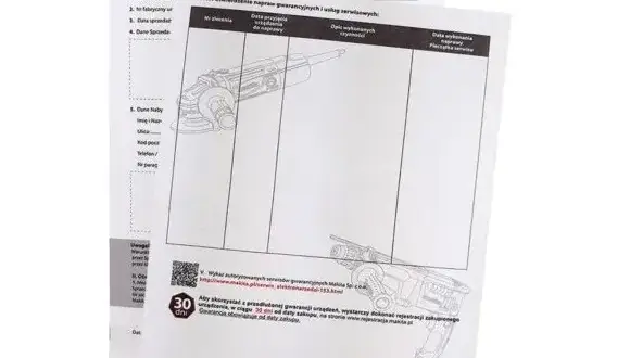 Gdzie jest numer karty gwarancyjnej Makita? Oto prosta odpowiedź