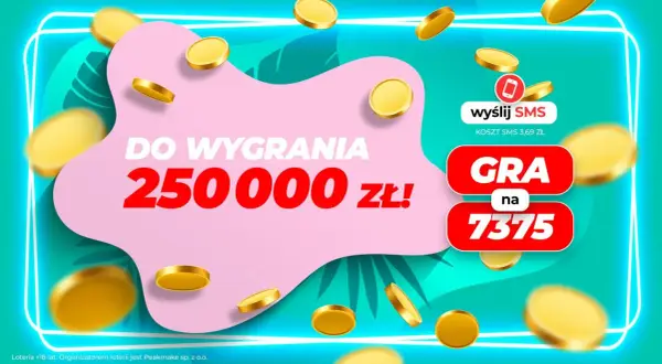 Do wygrania 250 000 zł! Czy zwycięzcy nagród w loteriach pożyczkowych są pokazywani w mediach z imienia i nazwiska? Graj na 7375.
