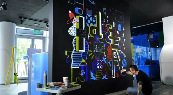 Pop art Karol Mac - skuteczne szkolenia dla bezrobotnych i przedsiębiorców
