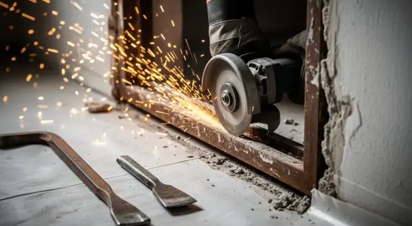 Usuń metalową ościeżnicę bez kucia i bałaganu! Poradnik DIY
