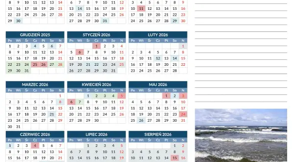 Rok szkolny 2025/2026: 188 dni nauki, 177 wolnego! Kalendarz