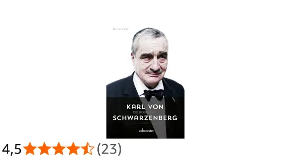 Karl von Schwarzenberg, porträtiert für seine Biografie. Die Schwarzenberg Familie ist bekannt für ihre Geschichte.