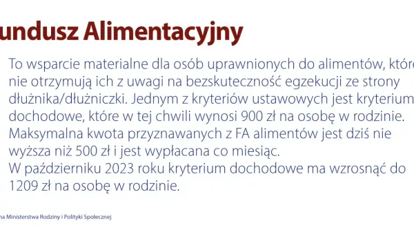 Fundusz Alimentacyjny: Jak uzyskać wsparcie i co czeka dłużnika?