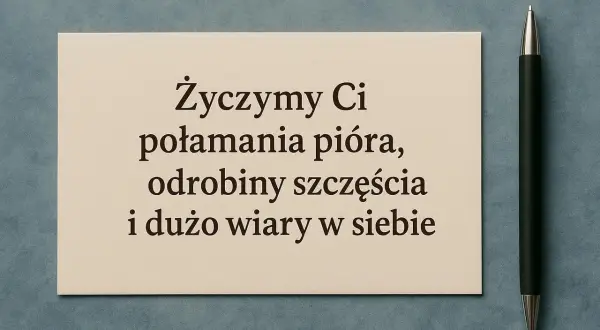 Czego życzyć maturzystom? Inspirujące życzenia na ważny czas w życiu