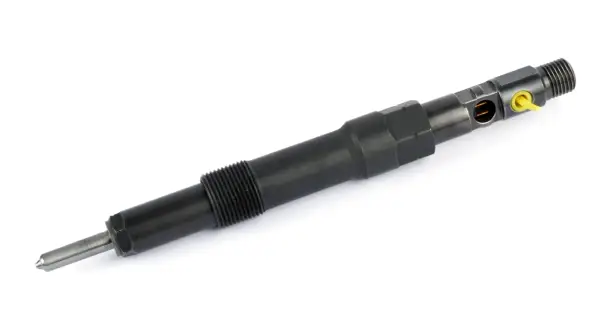 Injecteur diesel noir, pièce mécanique essentielle. Apprenez comment nettoyer injecteur diesel pour optimiser les performances.