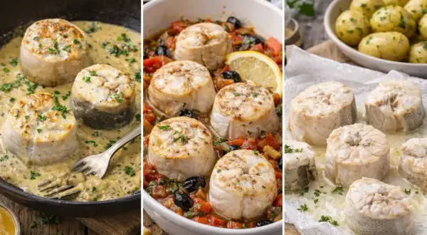 Trois façons de préparer la saumonette recette : en sauce crémeuse, à la provençale, ou simplement poêlée.