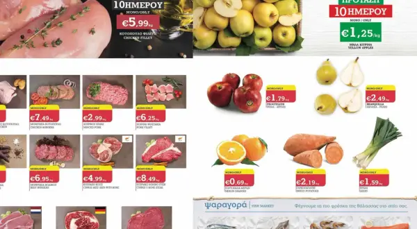 Promocje na Cyprze: kurczak za 5,99€/kg, jabłka za 1,25€/kg. Sprawdź ceny jedzenia!