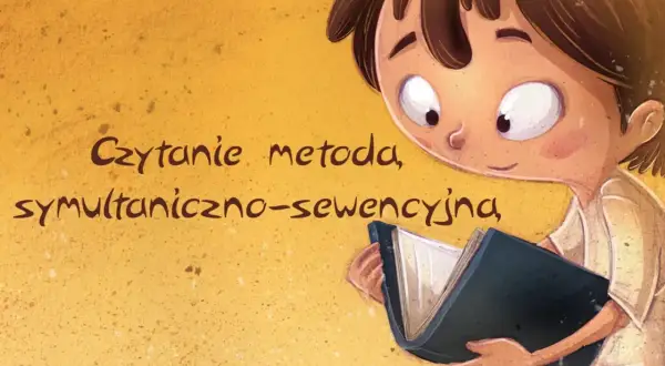 Chłopiec z zaciekawieniem czyta książkę. To może być jedna z lektur klasa 3, rozwijająca wyobraźnię.