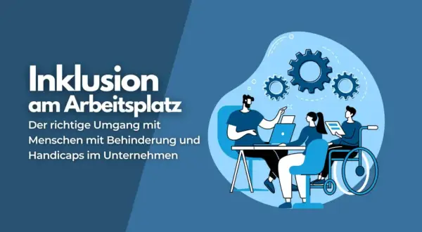 Menschen mit und ohne Behinderung arbeiten zusammen. Ein Unternehmen, das Inklusion lebt, fördert Vielfalt am Arbeitsplatz.