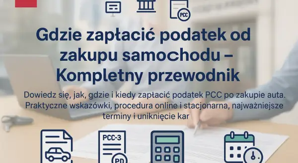 Podatek od kupna samochodu ile czasu? Uniknij kar za spóźnienie