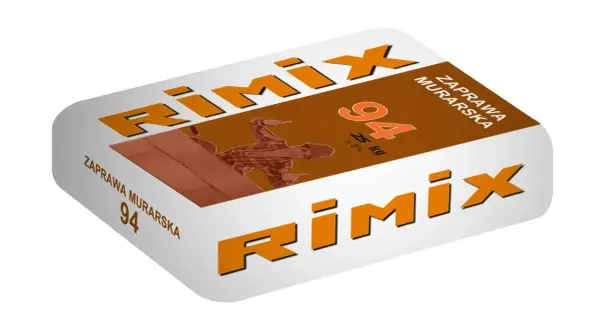 Worek zaprawy murarskiej Rimix 94, 25 kg. Idealne proporcje zaprawy murarskiej dla Twojej budowy.