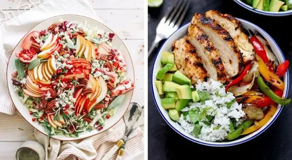 Sałatka z kurczakiem: 250 czy 900 kcal? Zrób ją zdrowo!