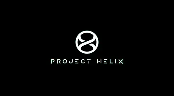 Logo "Project Helix" z symbolem nieskończoności w okręgu, zapowiedź nowej generacji Xbox.