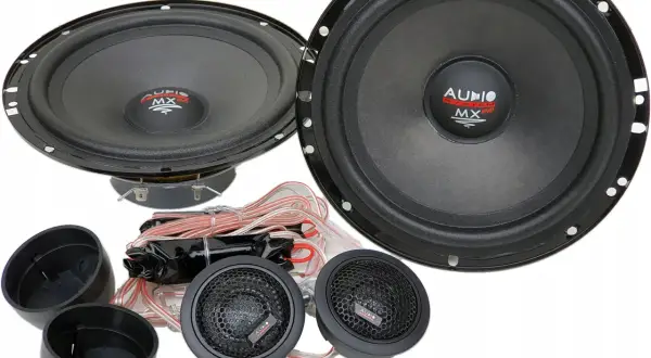 Zestaw głośników samochodowych Audio System MX EVO, idealny do Opel Astra H. W komplecie dwa głośniki niskotonowe, dwa tweetery i okablowanie.