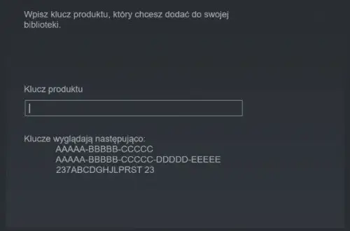 Gdzie wpisać klucz Steam, aby uniknąć problemów z aktywacją?